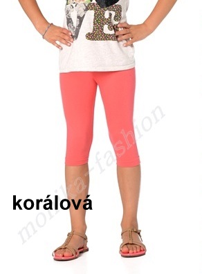 Dievčenské 3/4 bavlnené legínky 92-158, 92 - 158
