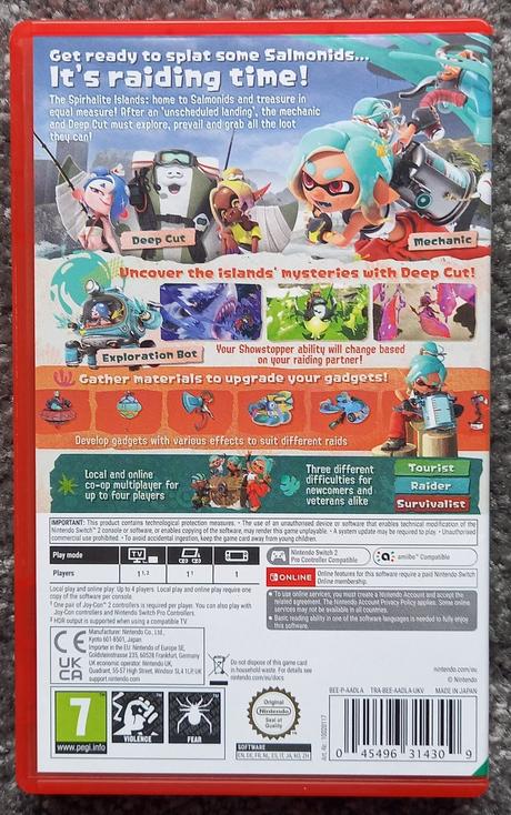 Splatoon raiders - hra na nintendo switch 2., 
