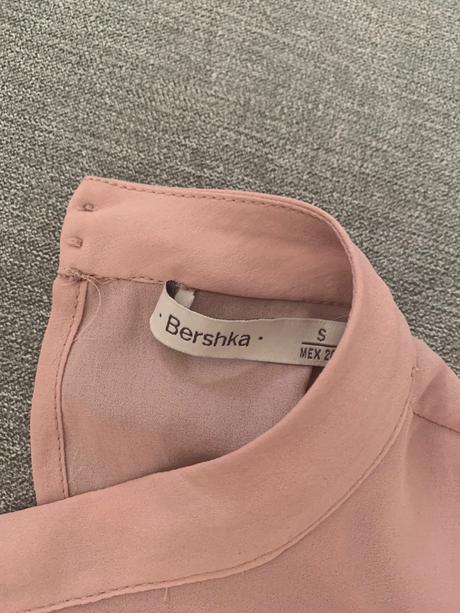 Blúzka slaboruzova elegantná zn.bershka s, bershka,s