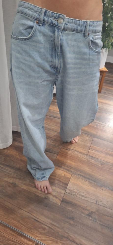 Široke rifle baggy zara vel 40/42, zara,40