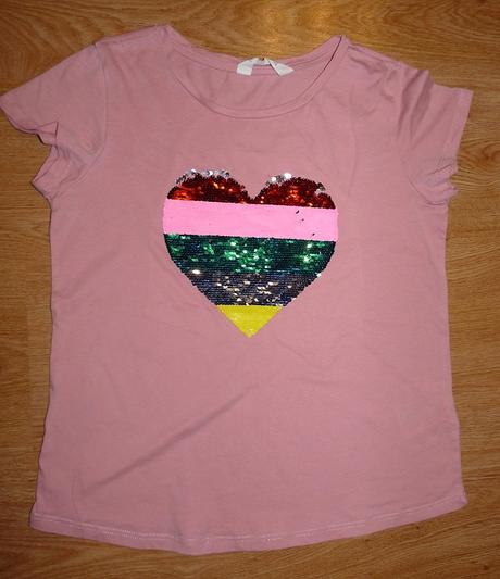 Flitrové srdce, h&m,158