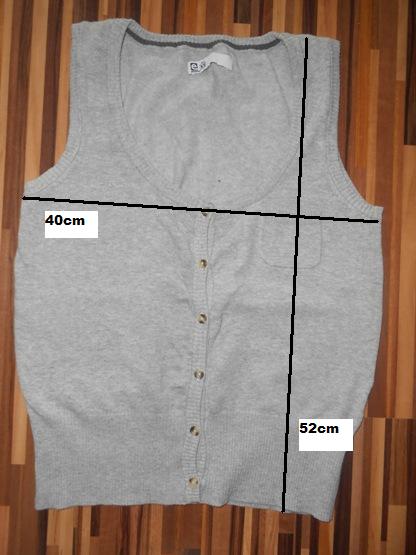 Pletená vesta, kenvelo,xs