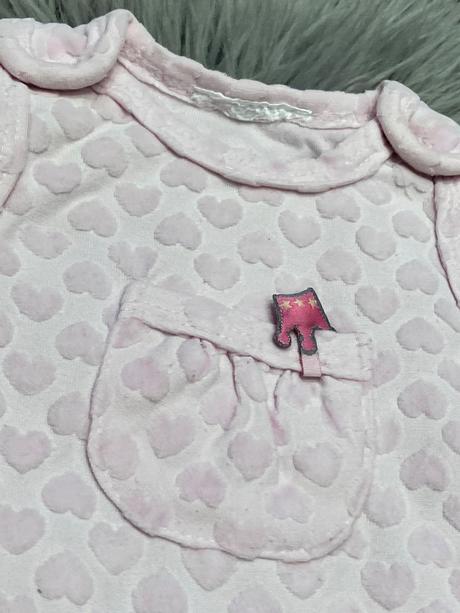 Dievčenské dupačky so srdiečkami, 74