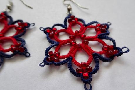 Náušnice červené, 