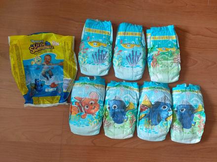 Plienky do vody huggies little swimmers 2-3, 7 ks, huggies,4 kg - 9 kg