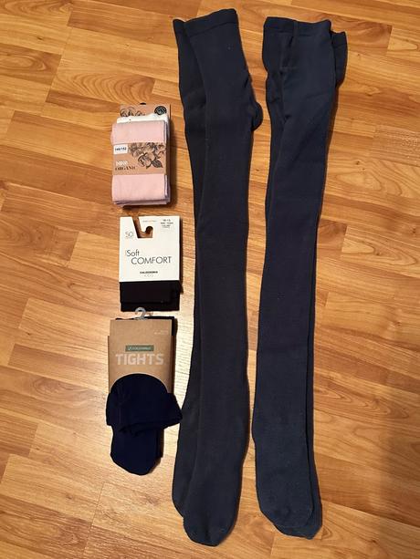 6 hrubších pančúch 146-152, calzedonia,146