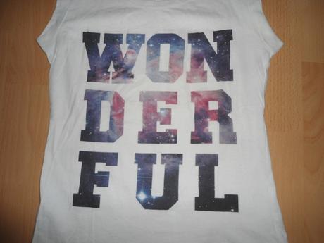 Biele tricko wonderful, m