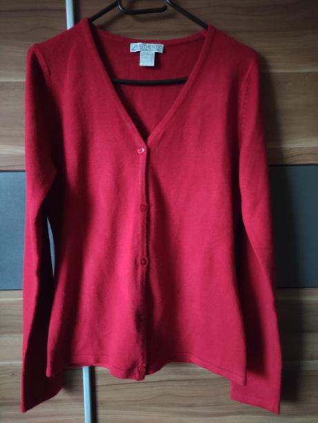 Červený svetrík 36, authentic,36