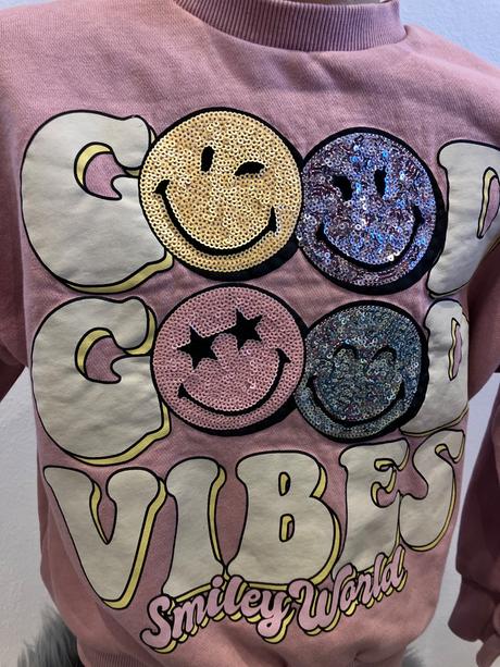 Dievčenská mikina s flitrami (128), 128