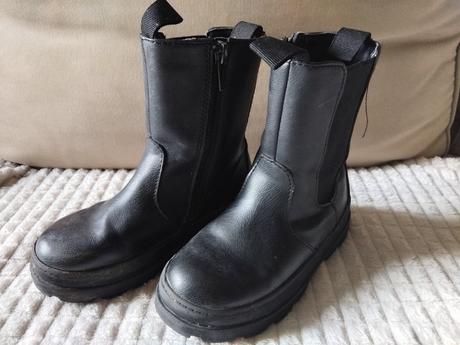 Čierne čižmy, h&m,28