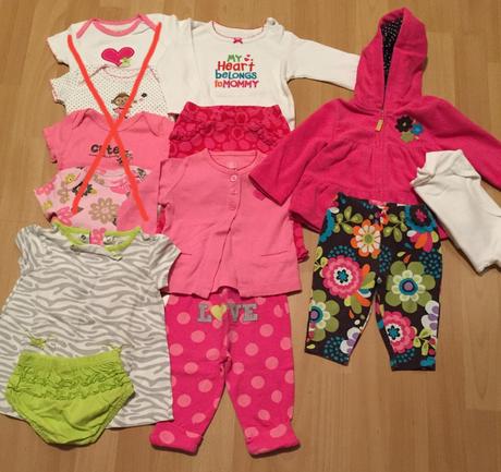 Balík oblečenia - carter s, 68–80