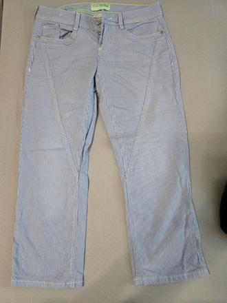 Dámske nohavice pod koleno, denim,s