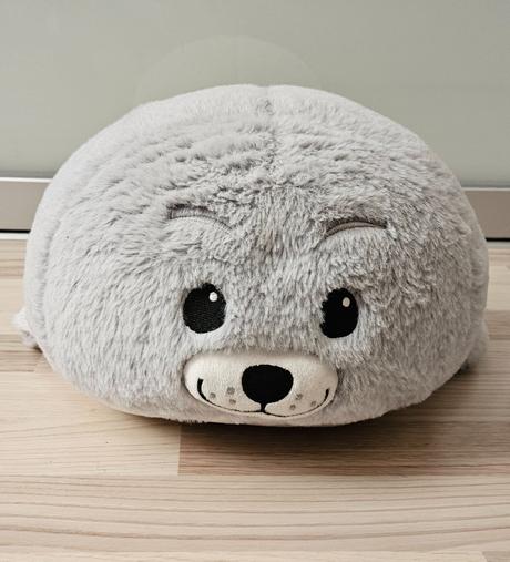 Plyšový vankúšik tuleň a psík,