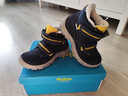 Zimné kožené topánky, richter,27