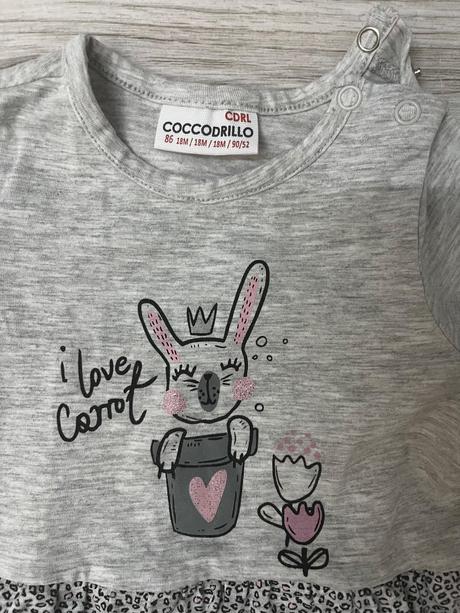 Balík neobyčajným body s dlhým rukavom, coccodrillo,86