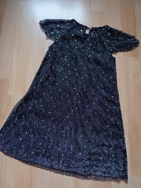 Krásne trblietave šaty, primark,116