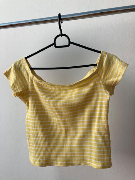 Pásikavý top, h&m,s