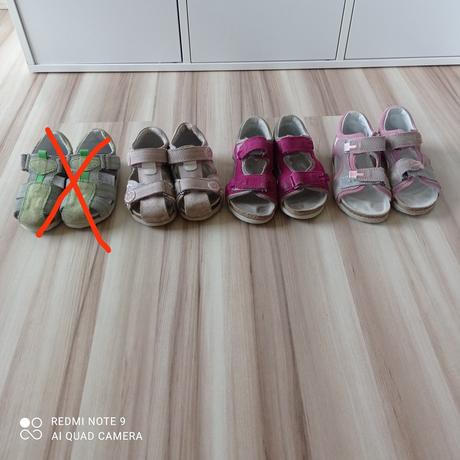Detské sandálky pre dievčatko, protetika,25