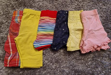 Kraťasky na leto pre dievčatko veľk. 104, 104–116