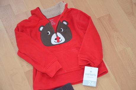 Flisovy makkucky komplet novy, carter's,92 / 98