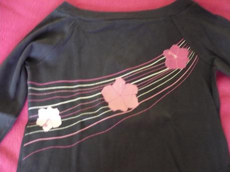 Tričko s kvietkami, l