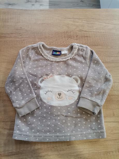 Dievčenska mikina s mackom, lupilu,62