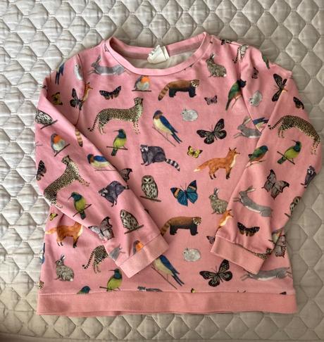 Kelzuki x hm zvieratkova mikina, h&m,122