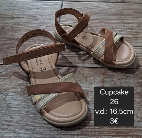 Sandálky, cupcake,26