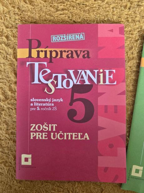 Testovanie 5.r. sj a lit. pre učiteľa, 