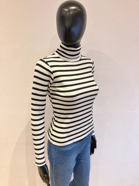 Dievčenský pásikavý rolák zara (152), zara,152