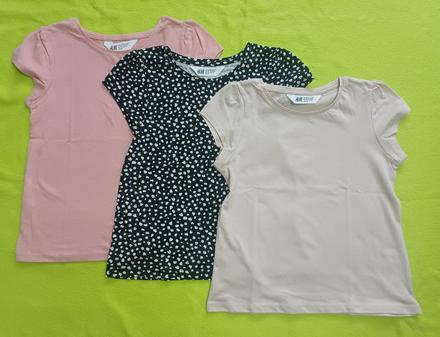 Tričká - 3 ks, h&m,122