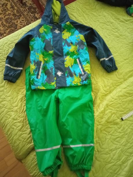 Nepremokavá zateplená súprava do dažďa, lupilu,110