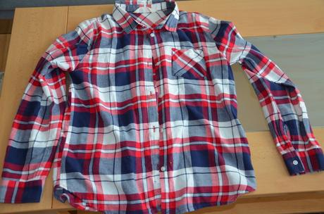 Košeľa károvaná h&m - v. 158, h&m,158