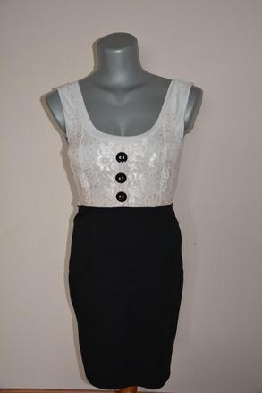 Šaty jaune pouge, xs