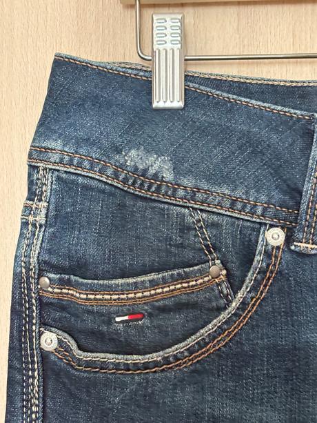 Rifľová sukňa tommy hilfiger, tommy hilfiger,l