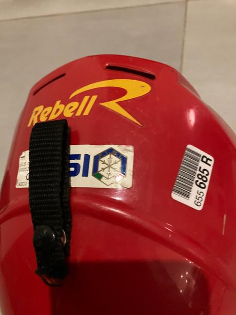 Detská lyžiarska prilba rebell, s
