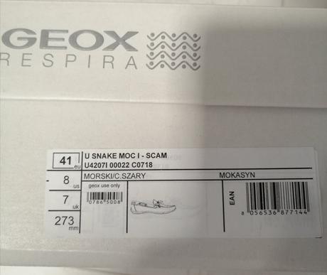 Mokasiny geox č.41, geox,41
