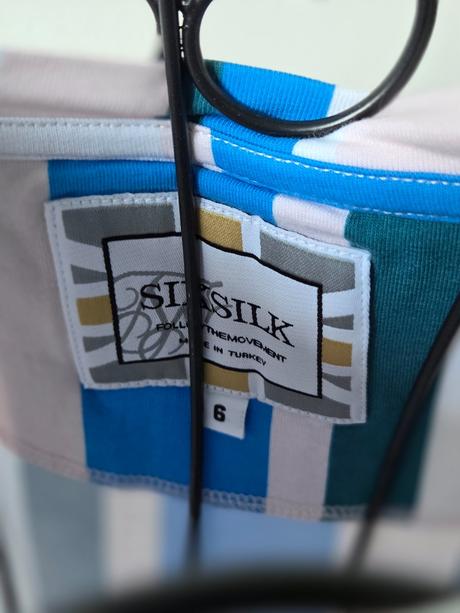 Siksilk tričkové šaty s, s