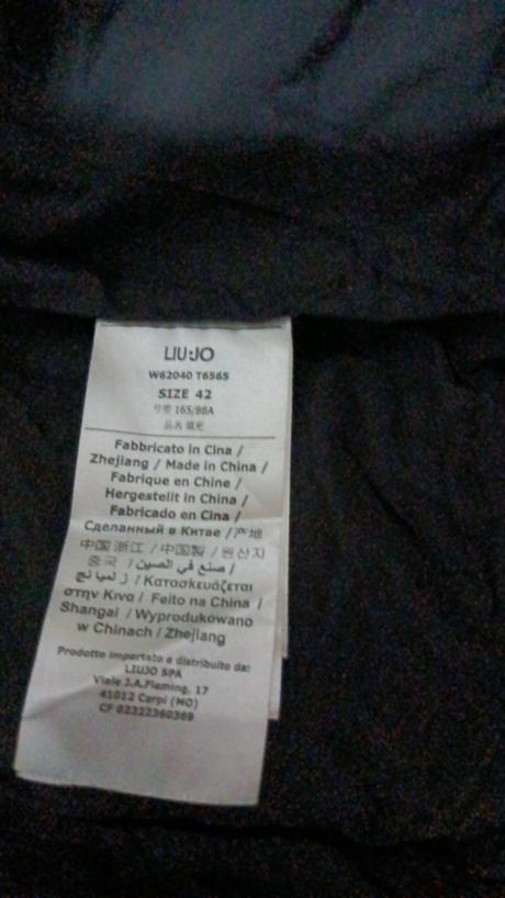 Štýlová zimná páperová bunda zn. liujo, liu jo,m