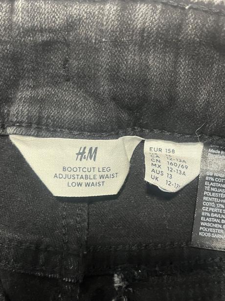 Moderné bootcut leg rifle, h&m,152