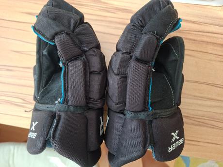 Hokejove rukavice bauer 13" - pekny stav, bauer,s