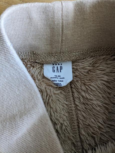 "plyšové" tepláky zn. gap, gap,92