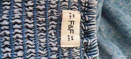 Riflové šaty, f&f,134