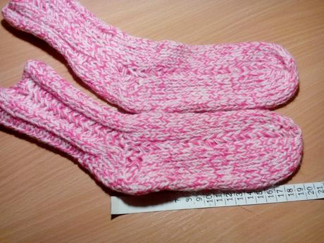 Strikovane hrube ponozky, 34