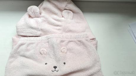 Teplakovy frote set ruzovkasty, carter's,80