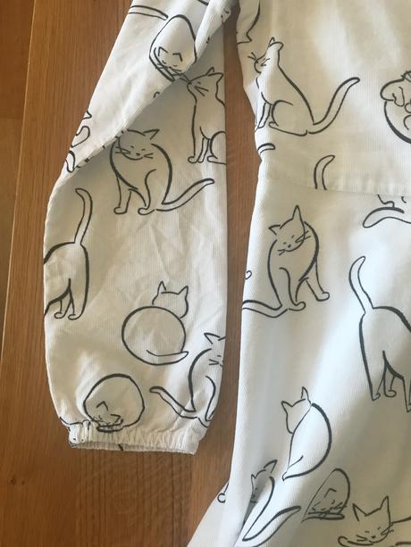 Jacadi biele šaty s mačičkami, jacadi,152