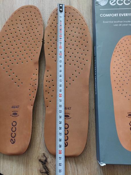 Kožené vložky do topánok, ecco,46