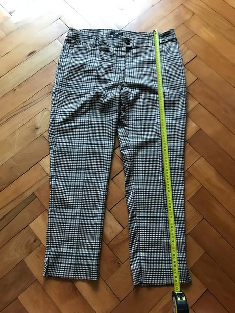 Dámske kockované nohavice, h&m,40
