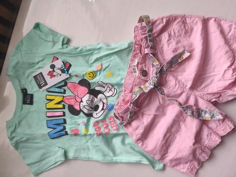 H&m krátke dievčenské nohavice 110/116, h&m,116