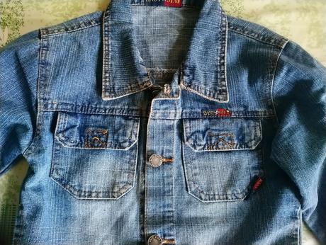 Prechodná riflová bundička, east star, 110-116 cm, 116